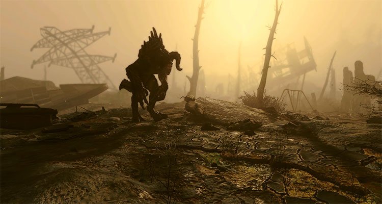 A falta de un villano principal, un Deathclaw, si ves uno, corre.